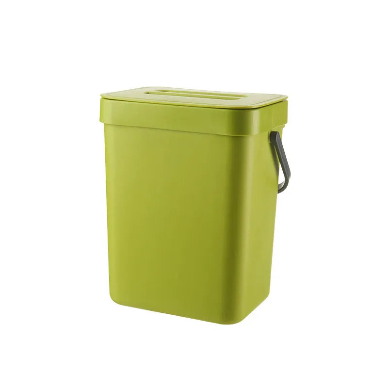 Poubelle de Cuisine Suspendue Écologique avec Couvercle - 3L ou 5L