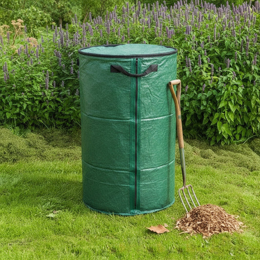 Sac de Compostage Vert Pliable pour Jardin - Collecte Déchets Organiques