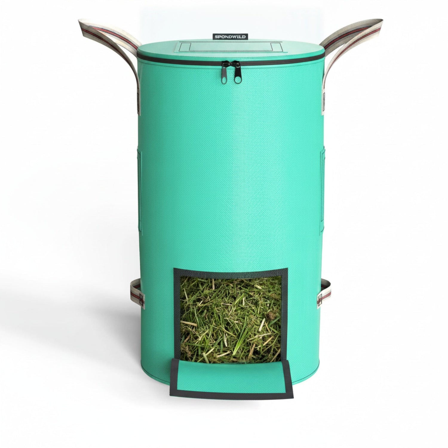 Sac de jardin réutilisable 32 Gallons - Sac de déchets verts pliable et respirant avec 4 poignées