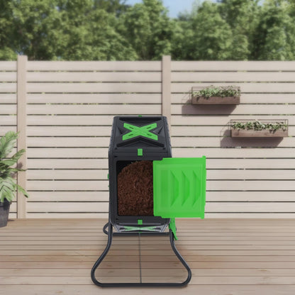 Composteur Rotatif 70L pour Jardin - Bac à Compostage Extérieur avec Rotation 360°