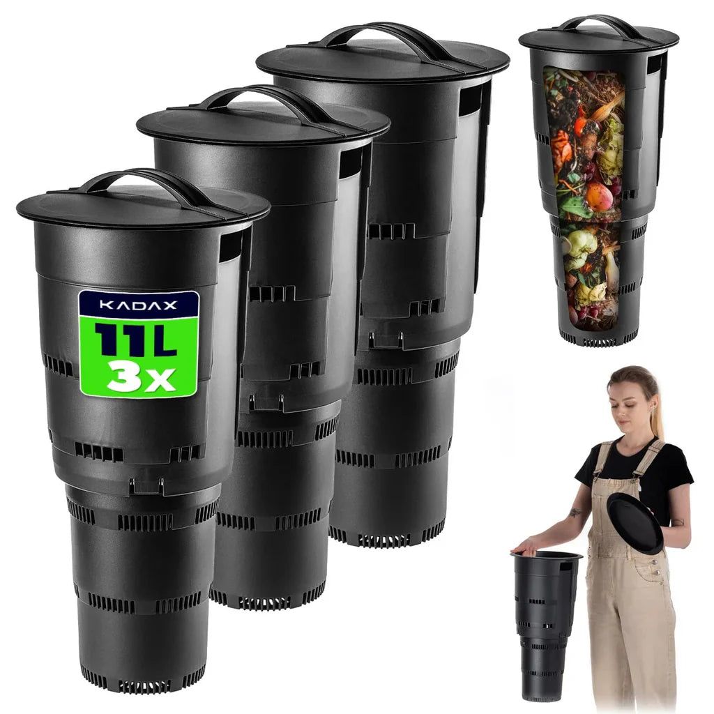 Composteur de Jardin Enterré KADAX 11L - Écologique et Discret