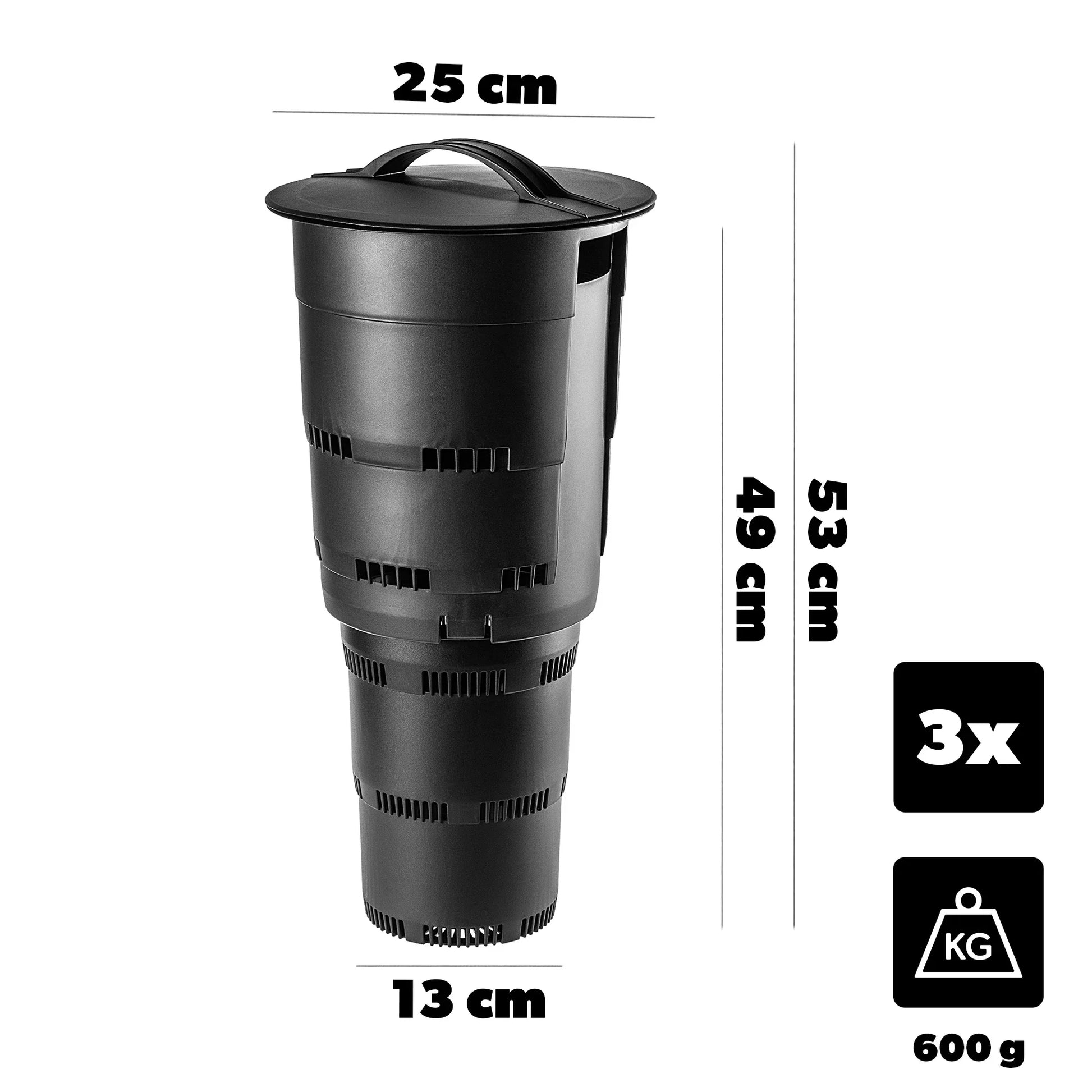 Composteur de Jardin Enterré KADAX 11L - Écologique et Discret