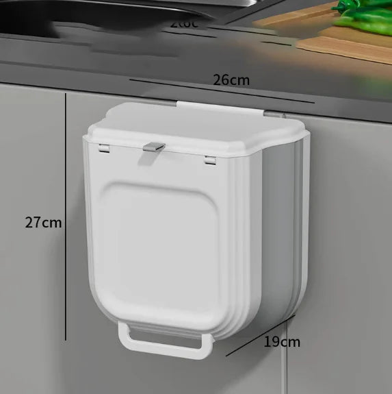 Poubelle de Cuisine Suspendue et Pliable - Gain de Place et Hygiène