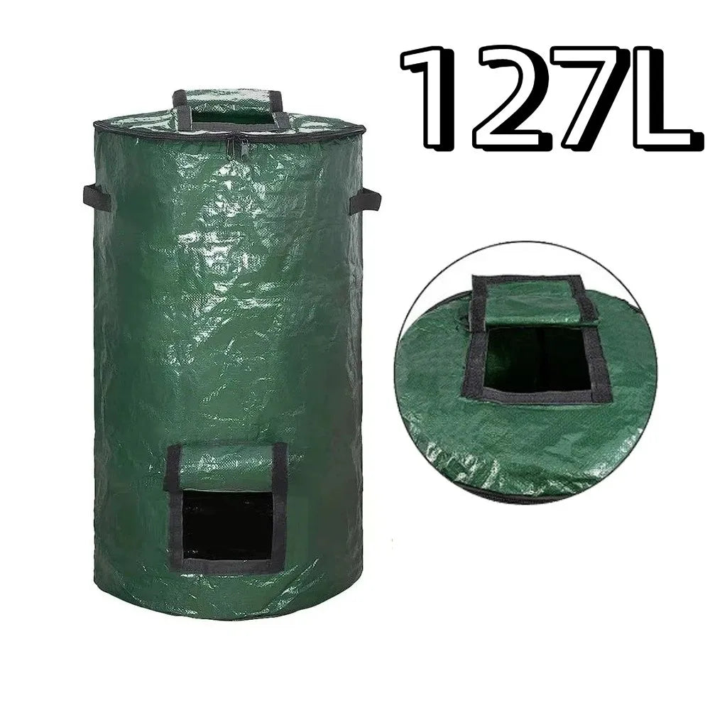 Sac Poubelle Compost Jardin Pliable et Réutilisable - Différentes Capacités