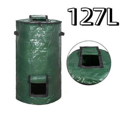 Sac Poubelle Compost Jardin Pliable et Réutilisable - Différentes Capacités