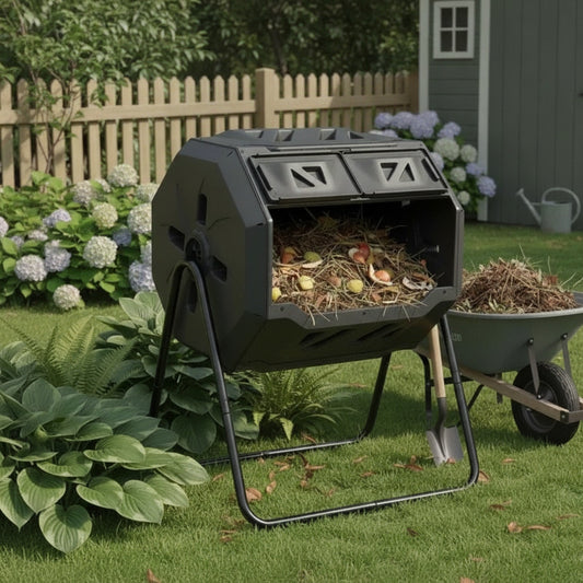 Composteur de Jardin Rotatif 160L Noir - Fabrication Française