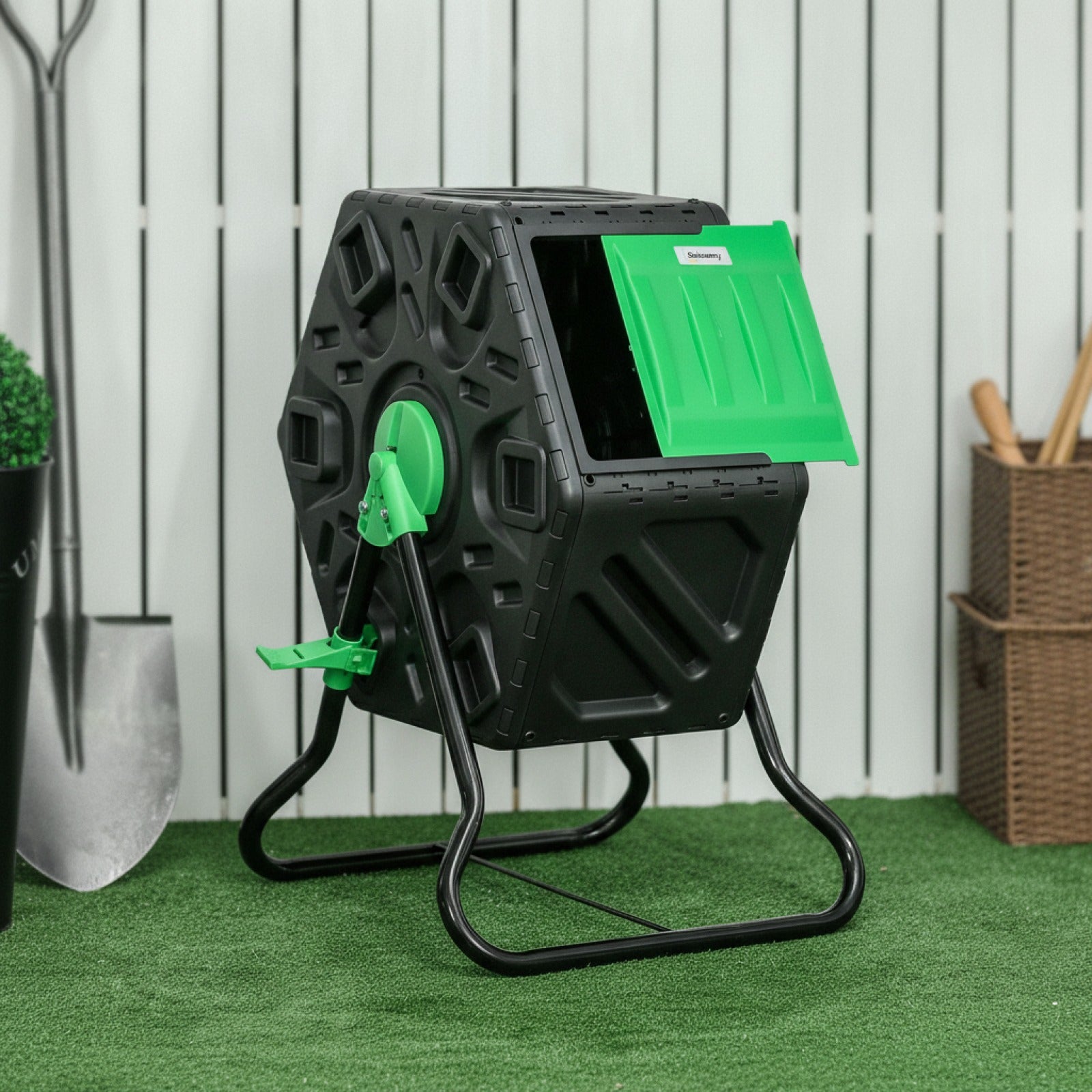 Composteur Rotatif 65L pour Jardin et Cuisine - Fabrication Allemande