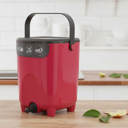 Seau Compost 10L en PVC pour Cuisine et Jardin - Fermentation Organique