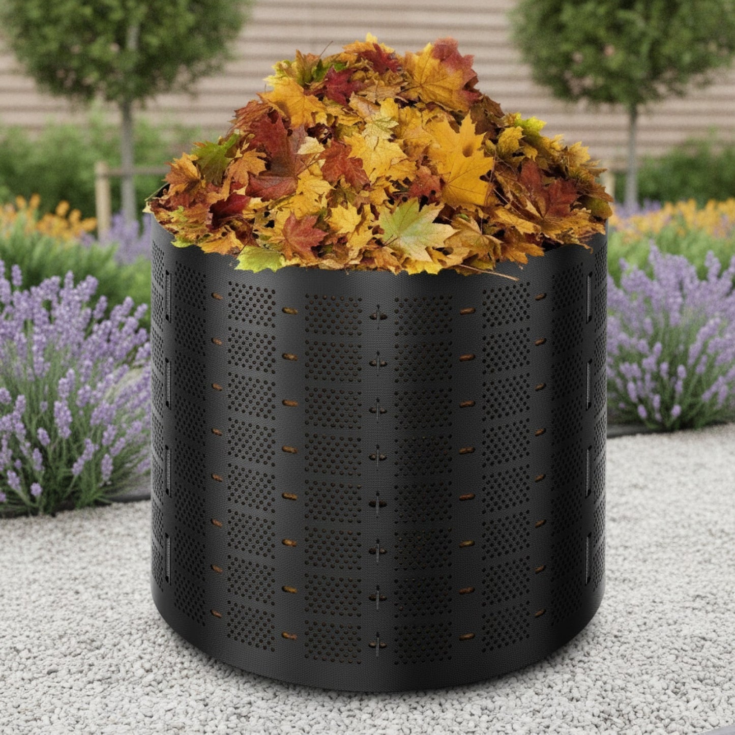 Composteur de Jardin 220 Gal / 1000L - Montage Rapide & Grande Capacité en HDPE