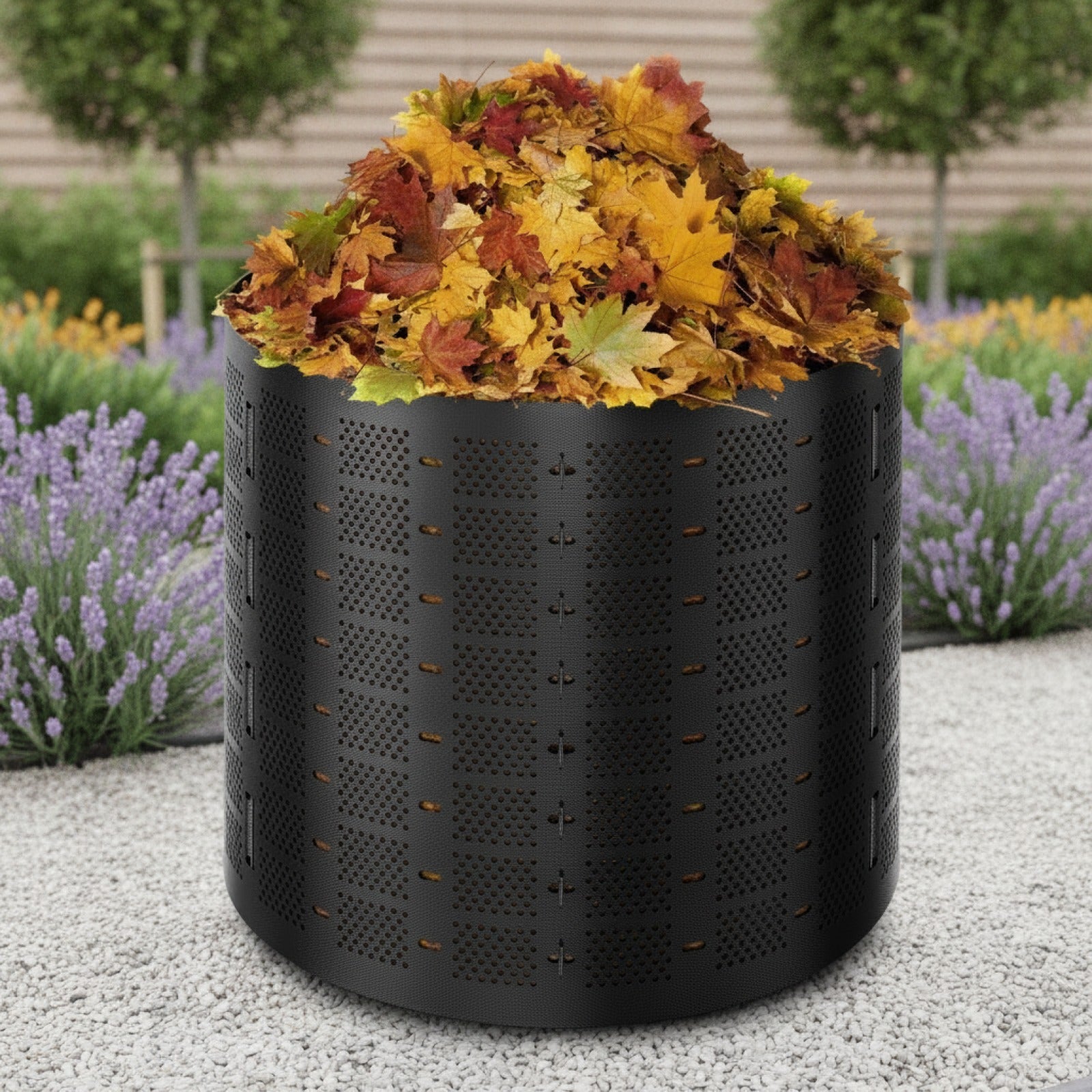 Composteur de Jardin 220 Gal / 1000L - Montage Rapide & Grande Capacité en HDPE