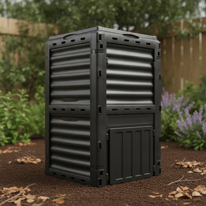 Composteur de Jardin Extérieur 300L : Bac Écologique pour Déchets Organiques