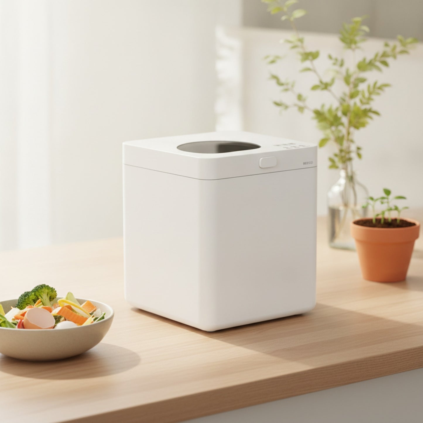Composteur de Cuisine BEECO HQD-260 Plus 2.5L - Transformez vos déchets en engrais naturel