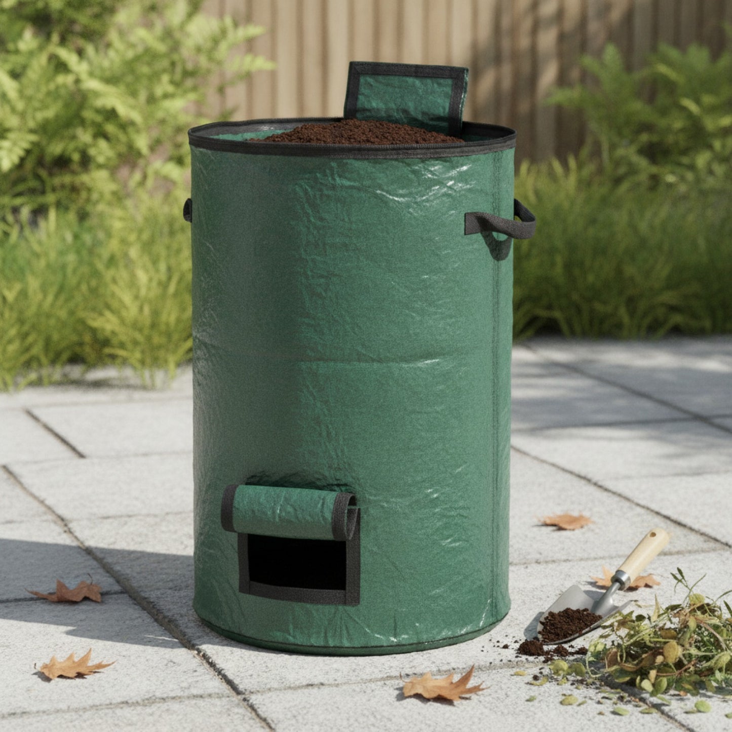 Sac Poubelle Compost Jardin Pliable et Réutilisable - Différentes Capacités