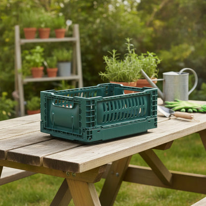 Composteur Pliable Vert pour Déchets Organiques - Solution Écologique pour Jardin et Cour