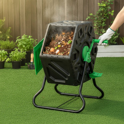 Composteur Rotatif 65L pour Jardin et Cuisine - Fabrication Allemande