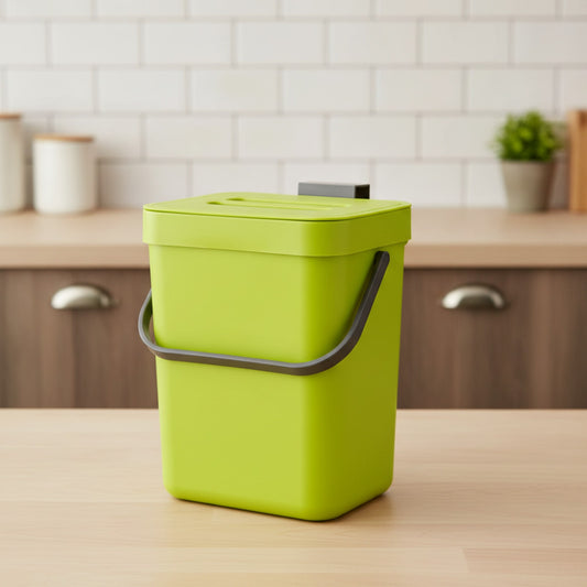 Poubelle de Cuisine Suspendue Écologique avec Couvercle - 3L ou 5L