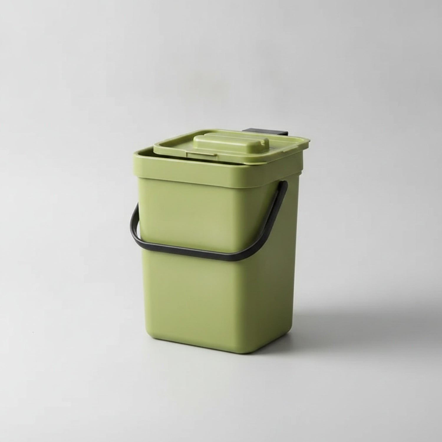 Poubelle Murale 2-en-1 Suspendue pour Cuisine et Bureau - Plastique Polyvalent