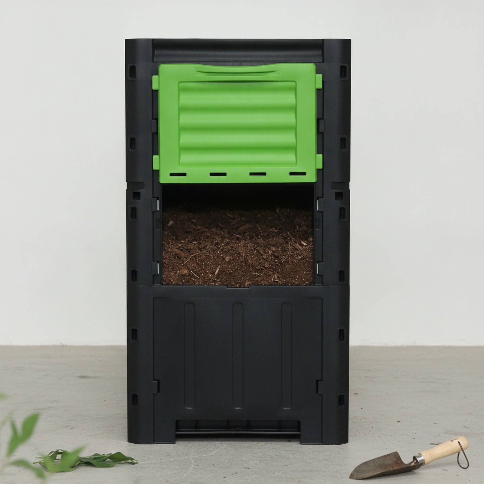 Composteur Vertical 300L pour Jardin et Cour - Grande Capacité, Fermentation Organique