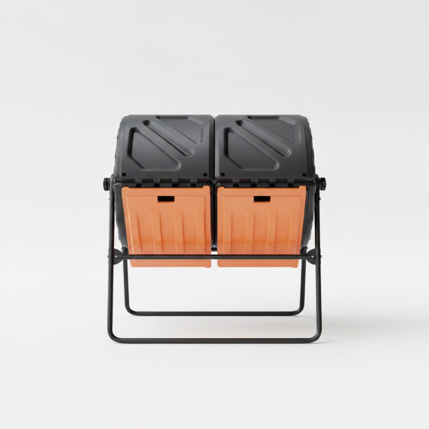Composteur de Jardin Rotatif 140L Double Chambre - Bac à Compost Efficace et Pratique