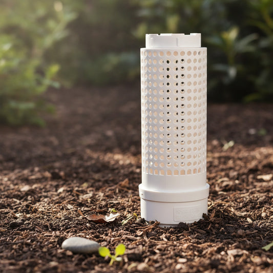 Composteur de Vers Enterré en Plastique - Recyclage Déchets Alimentaires Cuisine & Jardin